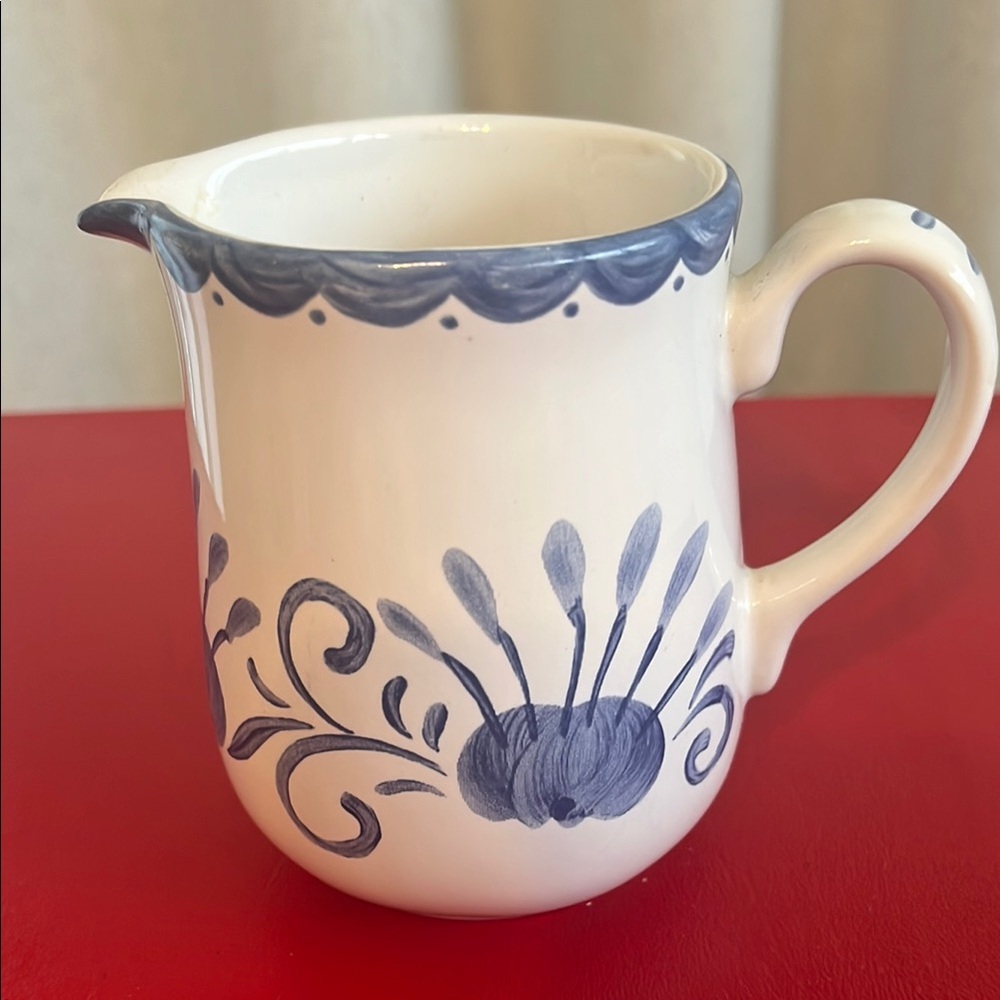 Vintage Corelle Coordinates by Corning Oceanview Creamer Blue and white